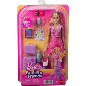 Imagine Papusa cu accesorii, Barbie, Family&Friends, Malibu Endless Adventure, JMJ47