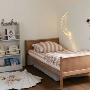 Imagine Pat pentru copii Woodies din lemn noble vintage 200x90 cm