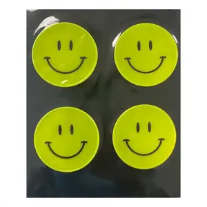 Imagine Set 4 semn de avertizare Carboysafety buline Happy Smile