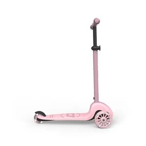 Imagine Trotineta pentru copii Scoot and Ride Highwaykick 3S Led Rose pliabila, reglabila, roti led, 3 ani+, greutate suportata 50 kg