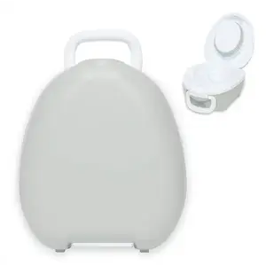 Imagine Olita portabila cu capac si maner My Carry Potty Pearl Grey