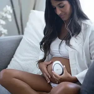Imagine Doppler fetal wireless cu casti bbluv Echo