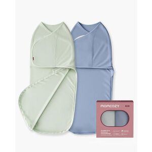 Imagine Pachet de 2 saculeti Swaddle 0-3 luni Serenity Momcozy