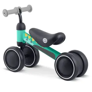 Imagine Vehicul Ride On fara pedale Ricokids Cross Country Dino, De la 12 luni, Cadru metalic usor si rezistent, Sezut confortabil din spuma moale, Manere ergonomice antiderapante, Roti din PP rezistent si silentios