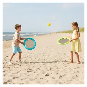 Imagine Set 2 in 1 de plaja Beachball Frisbee XL Alldoro
