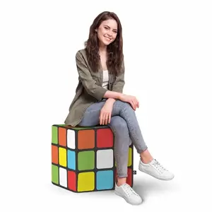 Imagine Taburet Updeco cub XL Rubik Mixed