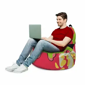 Imagine Fotoliu Puf Bean Bag tip Big Chill Abstract Jungle Pepene