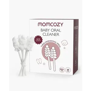 Imagine Set 40 betisoare pentru curatarea cavitatii bucale pentru bebelusi Momcozy