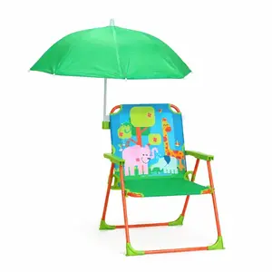 Imagine Scaunel pliabil pentru copii cu umbrela Ginger Home Toffy, perfect pentru plajagradinacampingcalatorii