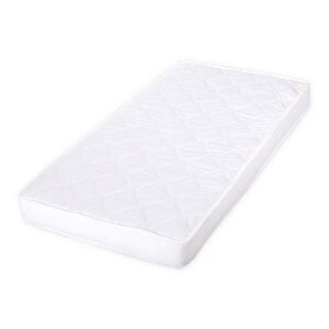 Imagine Saltea pentru pat Eco Tex cu 2 straturi de cocos si spuma elastica white 60 x 120 x 10 cm