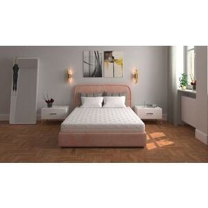 Imagine Saltea ortopedica cu spuma poliuretanica 7 zone Somnart 100 x 200 x 17 cm husa detasabila cu fermoar, fermitate medie