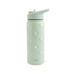 Imagine Sticla termica Premium pentru copii Saro Funny Farm 500 ml, otel inoxidabil 304, fara BPA, anti-condens, 12h, cu pai retractabil si capac etans