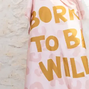 Imagine Prosop de plaja pentru copii 80x140 cm Born to be wild