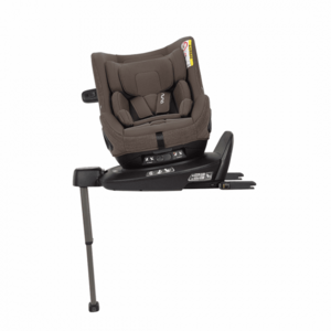 Imagine Scaun auto pentru copii Nuna PRUU Chestnut, 40-105 cm, testat ADAC si certificat R129, rotativ, spatar reglabil, tetiera ajustabila