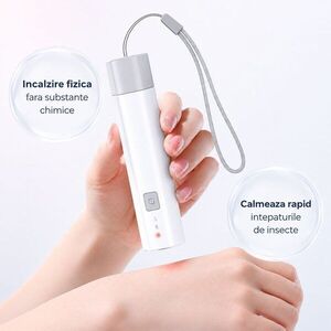 Imagine Dispozitiv intepaturi insecte Contec KT101, calmare eficienta prin caldura, fara ingrediente chimice, 6 niveluri de reglare a temperaturii, oprire temporizata, lumina noapte, snur