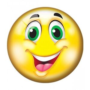 Imagine Minge mare din PVC 23 cm Emoji