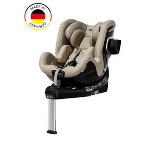 Imagine Scaun auto cu baza isofix Recaro Toron 1 Elegant Beige, R129 EU, 0-4 ani, cu inclinatie 170 grade si rotire 360 grade