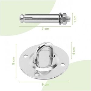 Imagine Kit de montare monopunct pe tavan pentru leagan cocon copii Nesto MalPlay, cu accesorii incluse