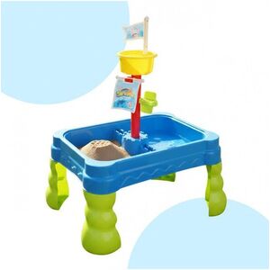 Imagine Masuta de activitati pentru apa si nisip Malplay, cu 20 accesorii incluse, dimensiune 55 x 40 x 64 cm