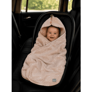 Imagine Paturica universala pentru scoica auto bumbacmuselina Love Light Sleepee 1.5 Tog