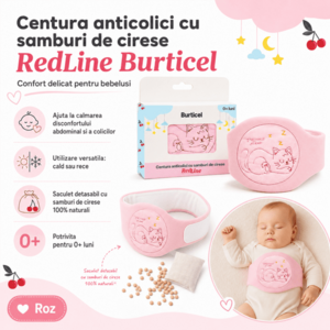 Imagine Pachet nou nascuti fetita, centura anticolici, seringi lavaj nazal, camera de inhalare, aparat de aerosoli, aspirator nazal, ser fiziologic izotonic, pompa manuala de san, termometru non-contact