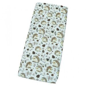 Imagine Cearceaf cu banda elastica pentru pat copii Kerstin Hedgehog, din 100 bumbac, pentru saltea 90 x 50 cm