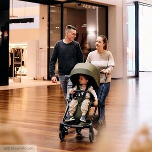 Imagine Carucior sport pentru copii ABC Design City Life Avocado cu pliere compacta, ghidon telescopic reglabil, roti cu suspensii si spatar reglabil in 3 pozitii