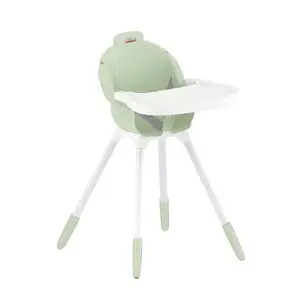 Imagine Scaun de masa pentru copii Pilsan Comfort Green, tavita detasabila spatioasa, centura de siguranta, montaj rapid, greutate admisa 40 kg
