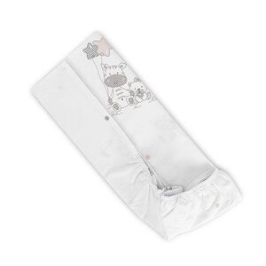 Imagine Cearceaf cu elastic pentru patut 98x65 cm din bumbac ranforce White Giraffe