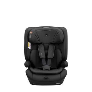 Imagine Scaun auto copii Kikkaboo i-Flow i-SIZE Black 76-150 cm, spatar reglabil in 2 pozitii, tetiera reglabila 12 pozitii, salteluta reductor inclusa, centuri de siguranta cu protectii moi, certificat R129
