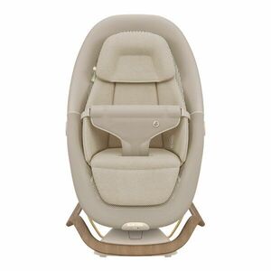 Imagine Balansoar pentru copii Maxi-Cosi Dove Pro Elegance Beige cu vibratii, tetiera reglabila, 3 pozitii de inclinare, huse detasabile, greutate admisa 15 kg