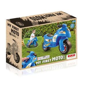 Imagine Motocicleta fara pedale pentru copii Dolu Rapida Albastra, suporta o greutate de pana la 25 kg, dimensiune 50x71x27 cm