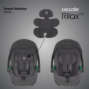 Imagine Scoica auto iSize Coccolle Rilax Greystone cu tetiera ajustabila