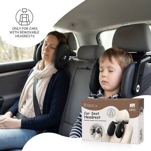 Imagine Tetiera auto reglabila pentru copii si adulti Sipo cu memory foam, suport pentru cap