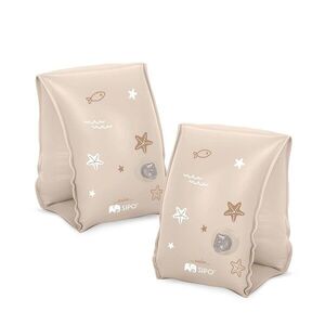 Imagine Aripioare gonflabile de inot Sipo Beige, sustinatoare pentru copii 3-6 ani, 15-30 kg