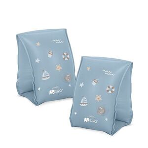 Imagine Aripioare gonflabile de inot Sipo Blue, sustinatoare pentru copii 3-6 ani, 15-30 kg