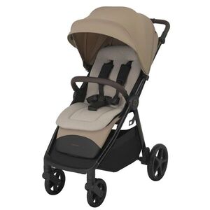 Imagine Carucior pentru copii Espiro Wave Pro Beige 0-22 kg pliabil, cu suspensii, spatar reglabil, husa pentru picioare si geanta