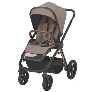 Imagine Carucior 2 in 1 pentru copii Espiro Miloo 2.0 Tasty cappuccino 0-22 kg, cu toate accesoriile incluse