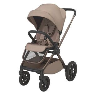Imagine Carucior 2 in 1 pentru copii Espiro Clodi Stylish Beige 0-22 kg, pliabil, cu suspensii, maner reglabil si spatar reglabil