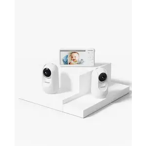 Imagine Baby monitor audio video 1080P High NonWifi Momcozy Dual camera BM01