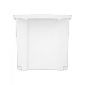 Imagine Cutie de depozitare stivuibila pentru scoala si gradinita, marimea XL transparent