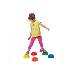 Imagine Set de 6 semisfere arici proprioceptive cu gaura Multiactiv Stones