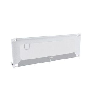 Imagine Bariera de protectie pentru copii Tulano Cover 40 WhiteGrey 200x70 cm cu structura ultra-reglabila, husa respirabila, buzunar accesorii integrat, compatibila cu saltele cu grosime 10-28 cm