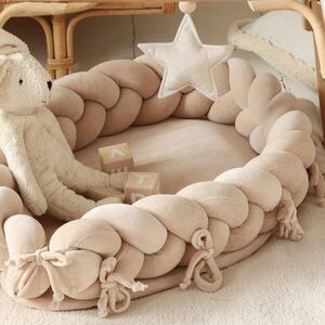 Imagine Baby nest Cocoon 2 in 1 pentru copii 85 x 65 x 20 cm MiniMini Bej