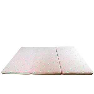 Imagine Saltea pliabila din spuma poliuretanica 120x60x4.5 cm Cat on Moon Roz