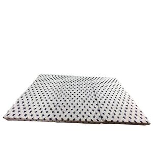 Imagine Saltea pliabila din spuma poliuretanica 120x60x5 cm Dark Blue Stars