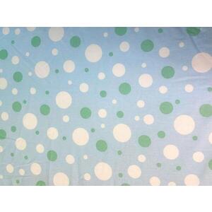 Imagine Saltea pliabila din spuma poliuretanica 120x60x5 cm Light Blue with Dots
