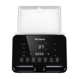 Imagine Incalzitor si sterilizator dublu pentru biberoane Tulano Ellie 45 cu 7 functii si afisaj digital, lumina de veghe, fara Bpa, termostat inteligent cu setare temperatura