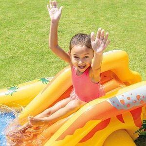 Imagine Loc de joaca 5 in 1 pentru copii, Mini Aqua Park gonflabil, acvatic, pentru gradina, dimensiune 249 x 191 x 109 cm