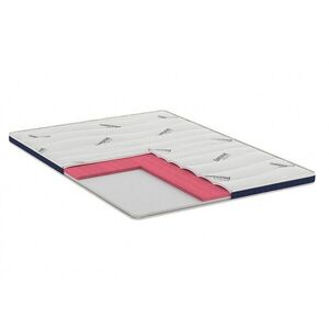 Imagine Topper cu memorie SomnoMed Antiacaria, pentru alergici, cu husa detasabila si lavabila 90 x 200 x 7 cm